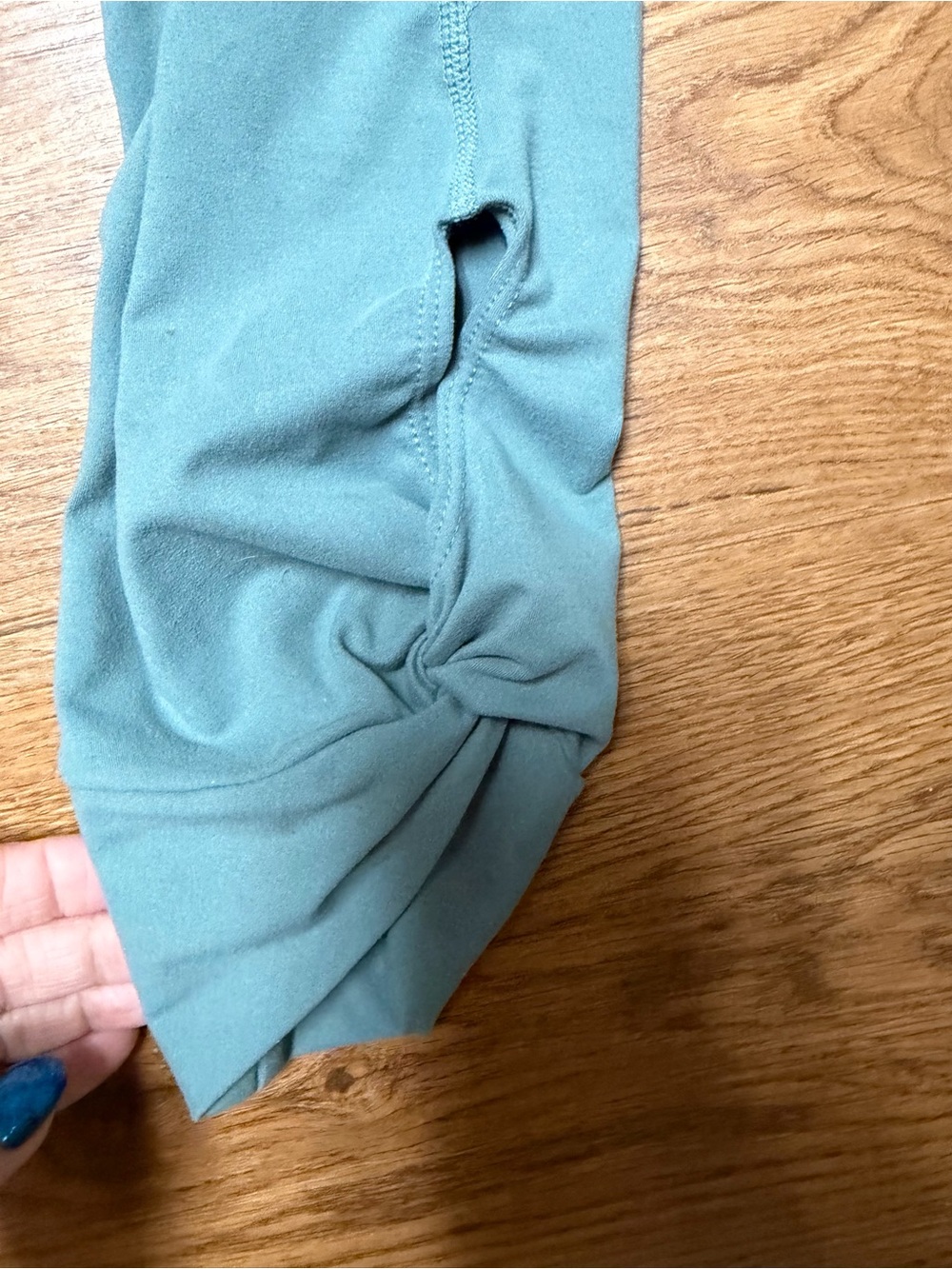 Rae Mode Capri Leggings - Teal - Picture 2 of 3